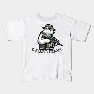 Tactical Polar Bear Kids T-Shirt